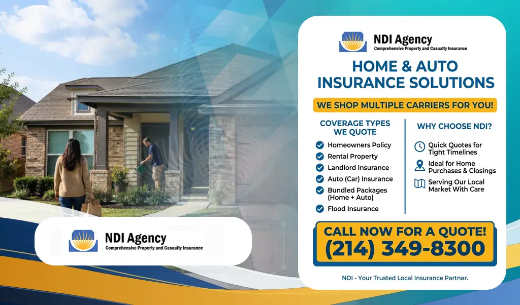 Home and Auto Insurance Bundle Quotes in Kent County, TX