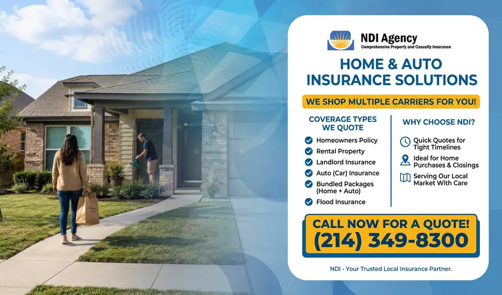 Flood Insurance Quotes in Red Oak, TX
